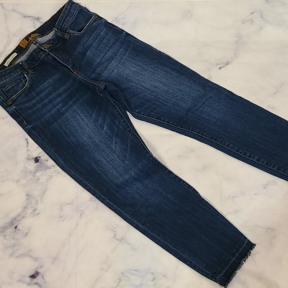 KUT from the Kloth Emma Ankle Straight Leg Jeans - 6 - Picture 4 of 10